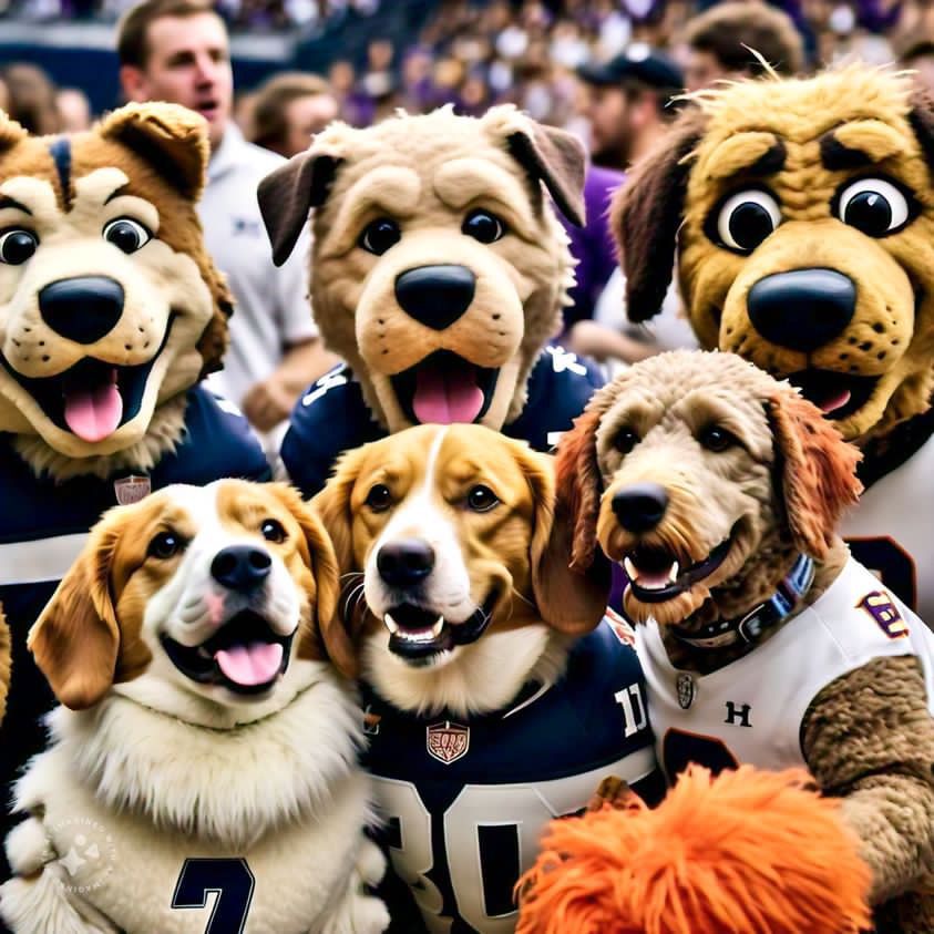 Dog Breeds College Mascots